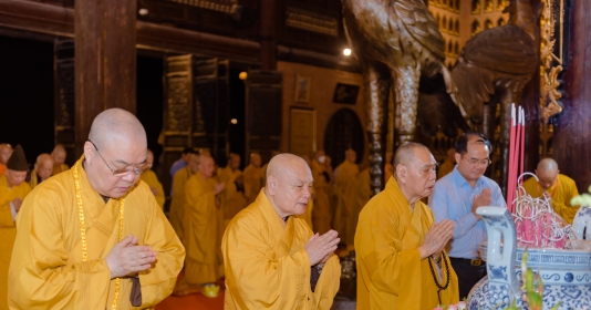 Lễ cầu nguyện quốc thái dân an tại chùa Bái Đính