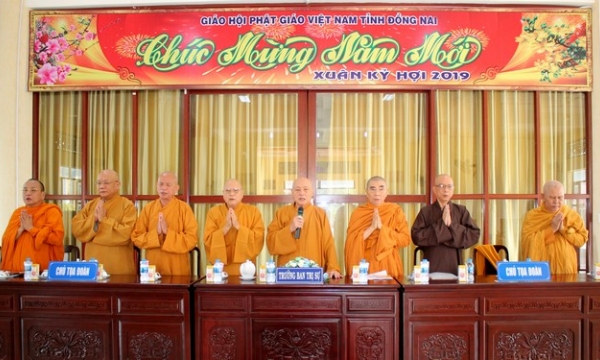 Ban trị sự Đồng Nai triển khai Phật sự đầu năm 2019