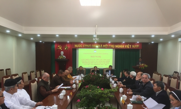 Chức sắc tôn giáo tỉnh Lâm Đồng đóng góp ý kiến Dự thảo Đại hội MTTQVN