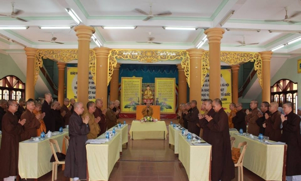 Hội nghị triển khai Đại lễ Vesak 2019 tại Bình Định