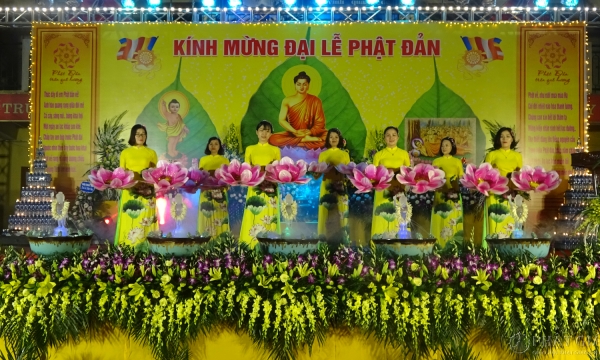Chùa Phong Hanh TP. Hải Dương trang nghiêm tổ chức Đại lễ Phật đản