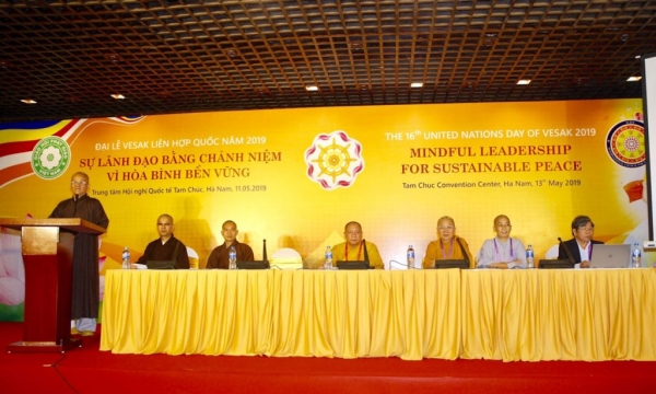 Khai mạc Hội thảo Quốc tế chào mừng Đại lễ Phật đản LHQ Vesak 2019 tại chùa Tam Chúc