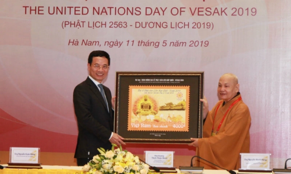 Phát hành đặc biệt bộ tem đặc biệt Vesak 2019