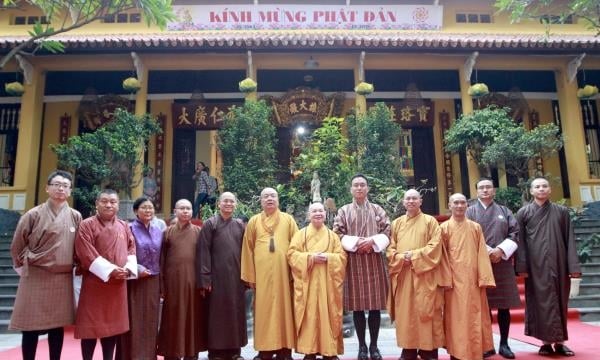 Trung ương Giáo hội thân mật tiếp Chủ tịch Thượng viện Bhutan