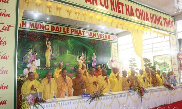 Khai giảng khóa An cư kiết hạ cho Chư Ni tại chùa Hưng Thiền, Đồng Tháp