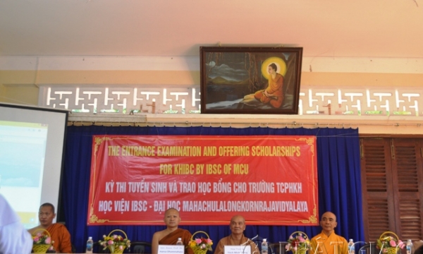 Viện Nghiên cứu Phật giáo Quốc tế IBSC tổ chức thi tuyển sinh và trao học bổng cho Trường TCPH Khánh Hòa