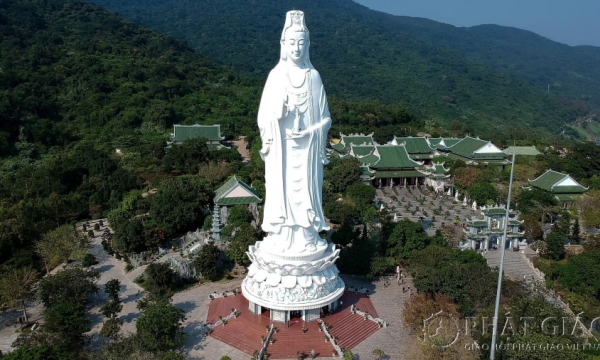 Tác phẩm Phật Quán Thế Âm Bồ Tát chùa Linh Ứng lọt Top ảnh Du lịch đẹp 2019 của CNN
