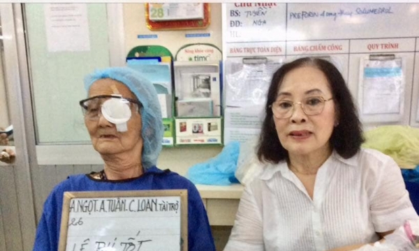 200 bệnh nhân đến từ các tỉnh thành tham gia chương trình phẫu thuật mắt miễn phí tại Tp HCM