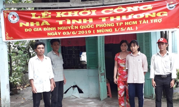 Khởi công nhà tình thương cho hộ nghèo Sóc Trăng