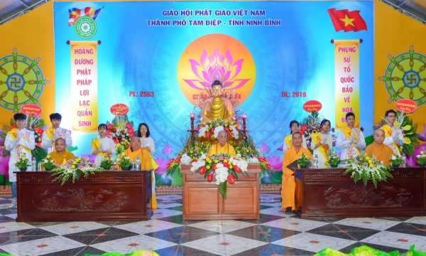 Khai giảng lớp Giáo lý dành cho Phật tử tại chùa Quang Sơn, Ninh Bình