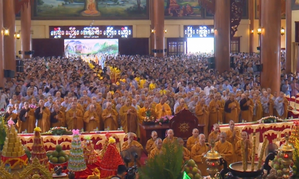 Trang nghiêm đại lễ phát Bồ Đề tâm nguyện và cầu siêu cho thai nhi tại chùa Ba Vàng