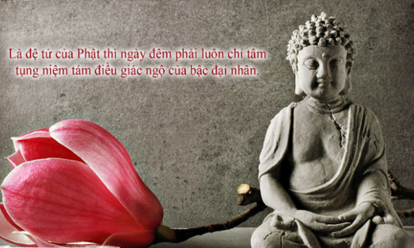 Phật thuyết kinh Bát Đại nhân giác, 8 điều giác ngộ của bậc Bồ tát