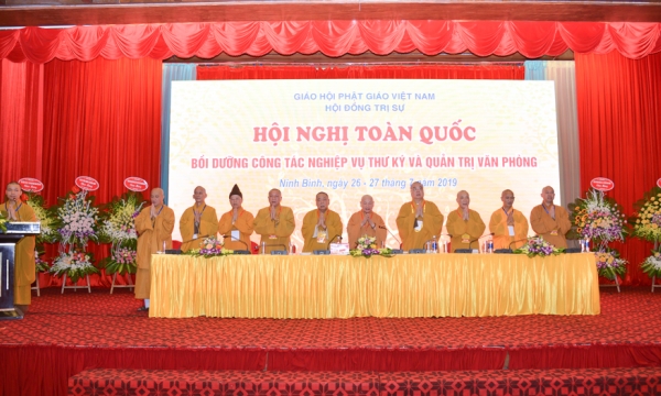 Khai mạc Hội nghị bồi dưỡng nghiệp vụ Thư ký Phật giáo cho BTS 63 tỉnh, thành