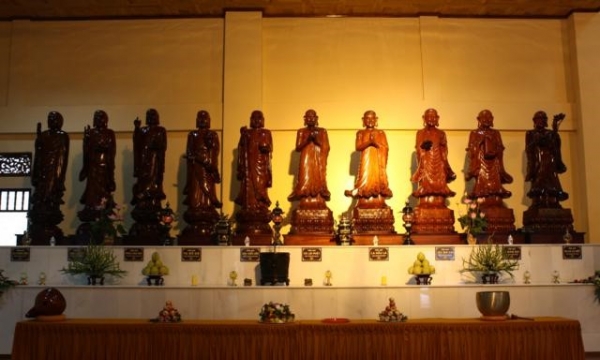 Chân dung thập đại đệ tử xuất sắc của Đức Phật Thích Ca Mâu Ni