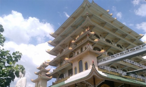 Độc đáo ngôi chùa có tòa chánh điện cao nhất Việt Nam