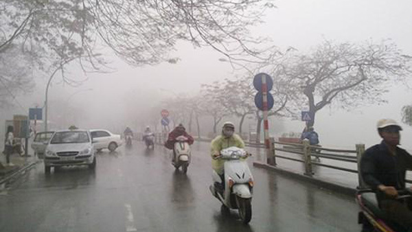 Thời tiết Hà Nội từ ngày 29 - 31/10: Không khí lạnh tăng cường và kèm theo mưa