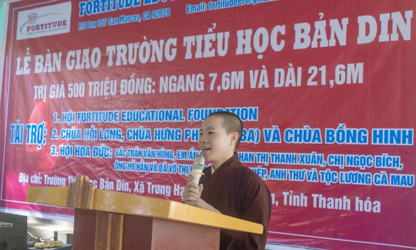 Bàn giao các điểm trường tại huyện Quan Sơn, tỉnh Thanh Hóa