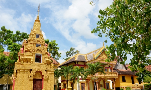 Về Bảy Núi thăm ngôi chùa Khmer hơn 300 năm tuổi