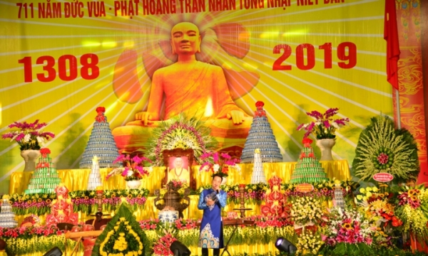 Đại lễ tưởng niệm 711 năm Đức Vua – Phật Hoàng Trần Nhân Tông nhập Niết Bàn