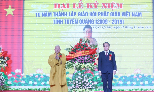 Đại lễ kỷ niệm 10 năm GHPGVN tỉnh Tuyên Quang xây dựng và phát triển