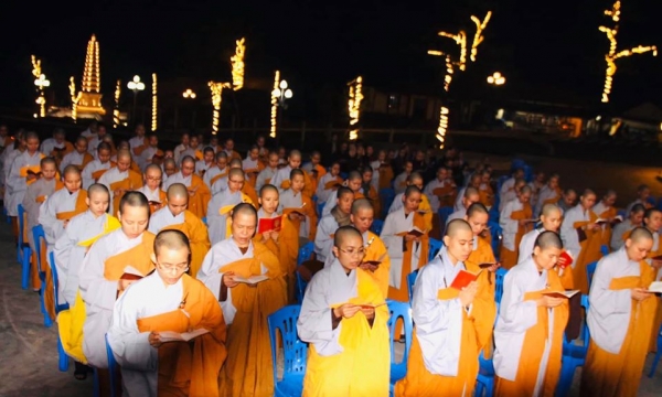 Lễ Phật thành Đạo tại Học viện Phật giáo Việt Nam tại Hà Nội