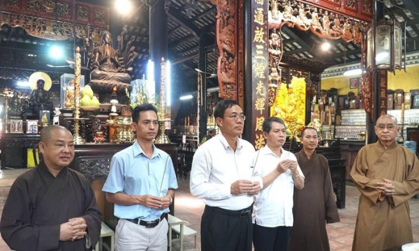 Ban Tôn giáo làm việc về 'rao bán đất chùa Giác Lâm'