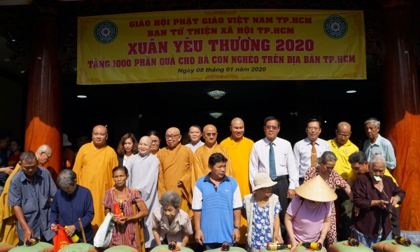 Năm 2019 Phật giáo TP.HCM làm từ thiện hơn 551 tỷ đồng