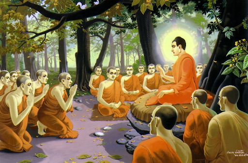 Lời Phật dạy về dấu ấn 'chuyển Pháp luân' và 'thị nhập Niết bàn'