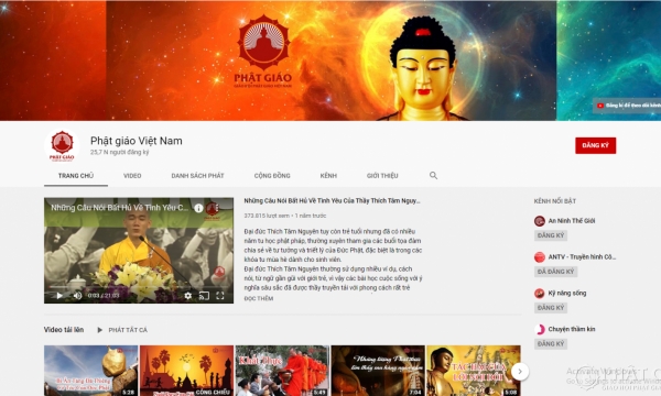 Kênh Youtube Phật giáo Việt Nam: Sứ mệnh và nội dung truyền tải