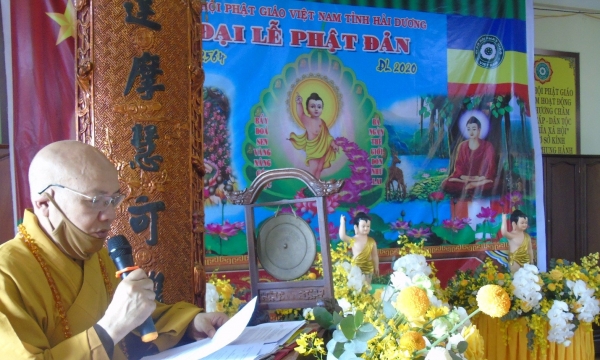 Lễ Phật đản nội bộ PL2564 của Phật giáo tỉnh Hải Dương
