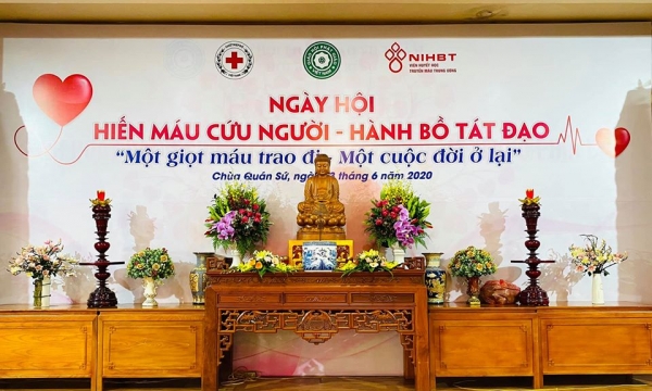 Tăng Ni, Phật tử hào hứng tham gia “Hiến máu cứu người - Hành Bồ Tát đạo”