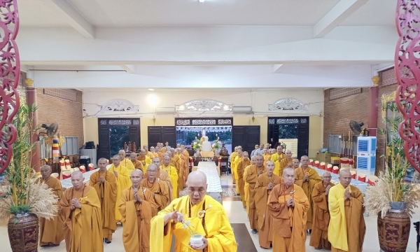 Lễ khai Kinh Dược Sư cầu nguyện quốc thái dân an tại chùa Quê Hương