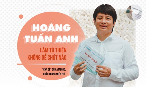 'Cha đẻ' ATM gạo Hoàng Tuấn Anh: Làm từ thiện không dễ chút nào