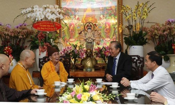 Phó Thủ tướng Trương Hòa Bình chúc mừng lễ Vu lan