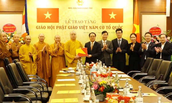 Ban Tôn giáo Chính phủ chúc mừng kỷ niệm 39 năm thành lập GHPGVN