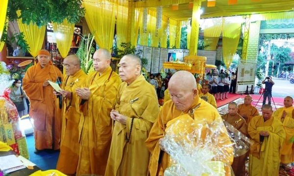 Trung ương Giáo hội Phật giáo Việt Nam viếng tang Trưởng lão HT. Thích Ngộ Tánh