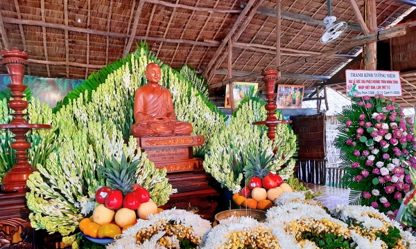 Lễ tưởng niệm lần thứ 712 năm Đức vua Phật Hoàng Trần Nhân Tông nhập Niết bàn tại Đồng Tháp