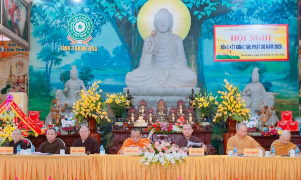 Phật giáo Thanh Hóa tổ chức hội nghị tổng kết công tác Phật sự năm 2020