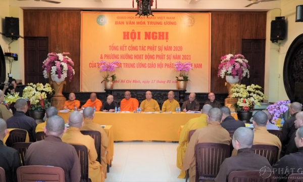 Ban Văn hóa Trung ương tổng kết công tác Phật sự năm 2020