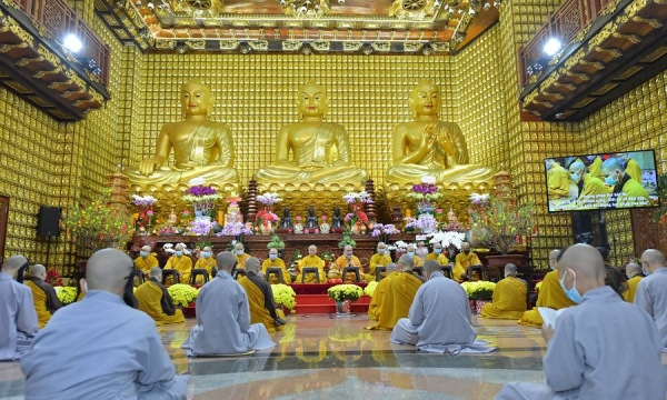 Lễ giao thừa online Tân Sửu 2021 tại chùa Giác Ngộ