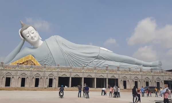 Đầu xuân thăm ngôi chùa có tượng Phật nằm lớn nhất Việt Nam