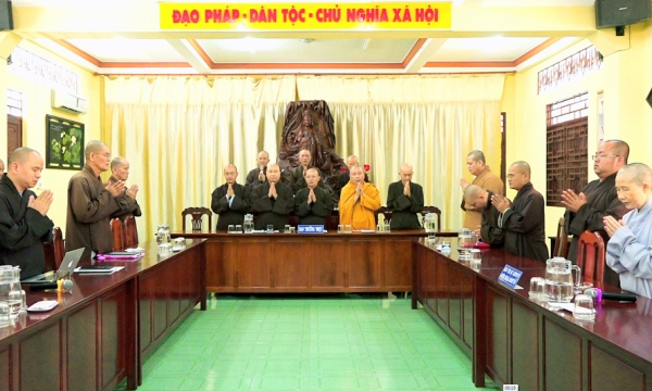 Phật giáo tỉnh Long An họp đầu xuân Tân Sửu 2021