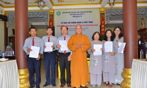 Thành lập Tổ Công tác làm thẻ chứng nhận Phật tử tại TP. Đà Nẵng