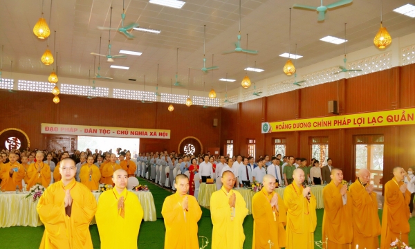 Trọng thể tổ chức Đại hội đại biểu Phật giáo TP.Vĩnh Yên nhiệm kỳ 2021-2026