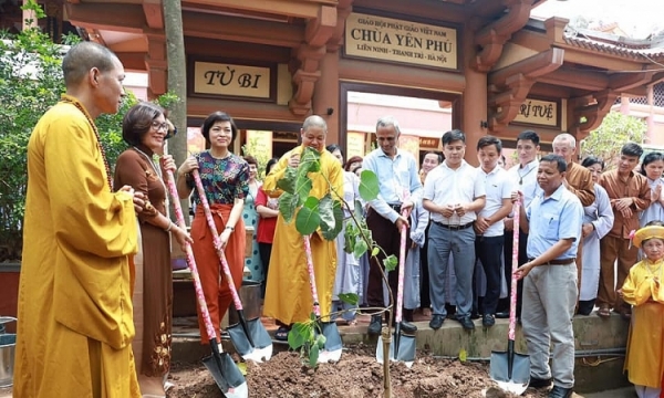 Hà Nội trồng cây Bồ Đề gắn bó tình hữu nghị Việt Nam - Ấn Độ