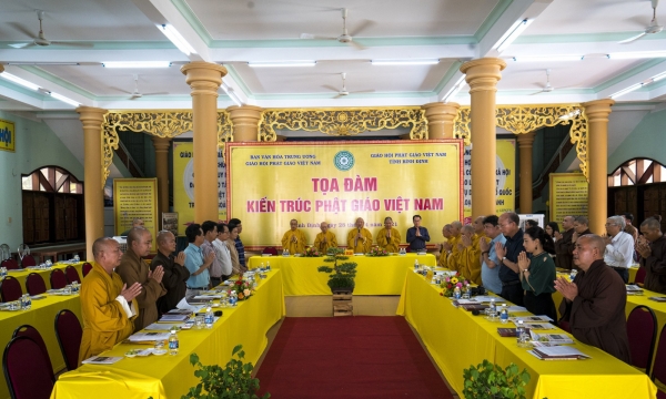 Ban Văn hóa Trung ương GHPGVN tọa đàm 'Đề án di sản kiến trúc tại tỉnh Bình Định'