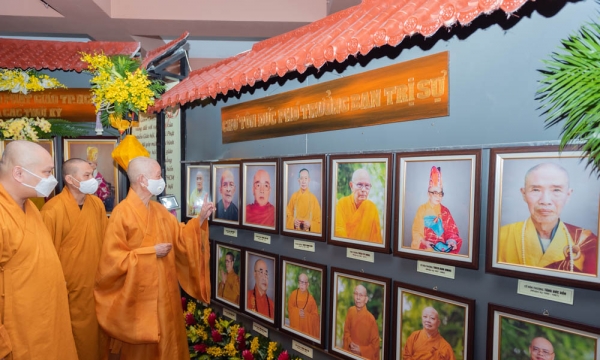 Ban Văn hoá Phật giáo TP.HCM  tổ chức triển lãm chào mừng 40 năm ngày thành lập GHPGVN