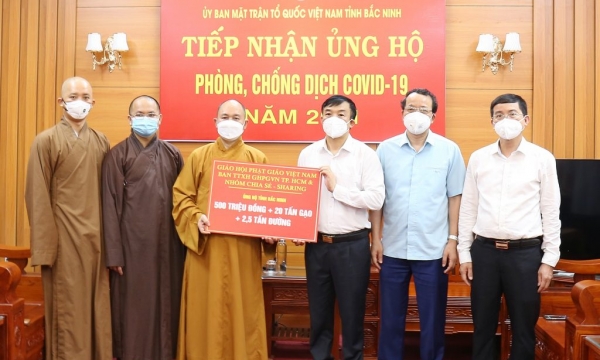 GHPGVN chung tay cùng Bắc Giang và Bắc Ninh chống dịch COVID-19