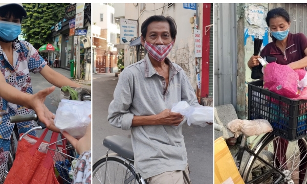 Những phần cơm chay ấm lòng người nghèo Sài Gòn giữa dịch bệnh