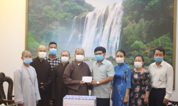 Phật giáo Phú Vang, TT Huế ủng hộ cho các khu cách ly tập trung